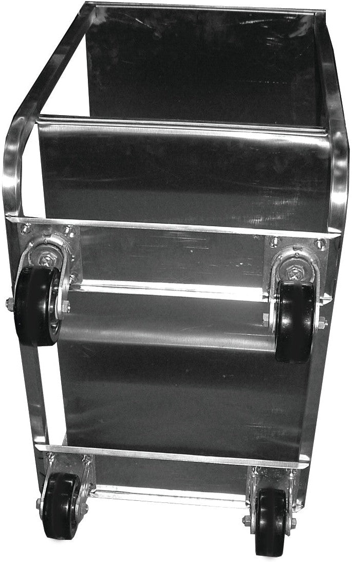 Winholt 2 Shelf 33" Stainless Steel Prison Package Utility Cart UC