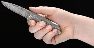 Boker - Boker Plus Damascus Dominator Pocket Knife - 01BO511DAM