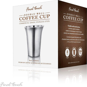 Final Touch - Double-Wall Coffee Cup 8 oz - CAT8020