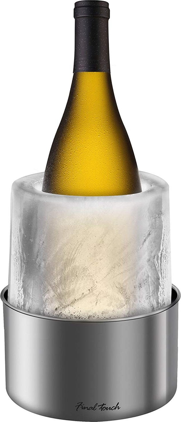 Ice Mold Bottle Chiller: Stainless Steel