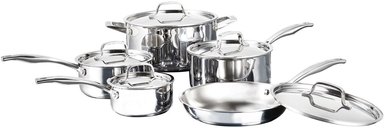 Henckels Clad Alliance 10-pc Stainless Steel Cookware Set - Silver - Bed  Bath & Beyond - 36028562