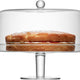 LSA International - Klara Clear Cake stand and Cover - LG914-33-301