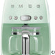 Smeg - 50's Retro Style 10 Cup Coffee Maker Pastel Green - DCF02PGUS
