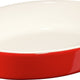Staub - 6.7" x 4.3" Ceramic Oval Baking Dish Cherry Red - 40511-153