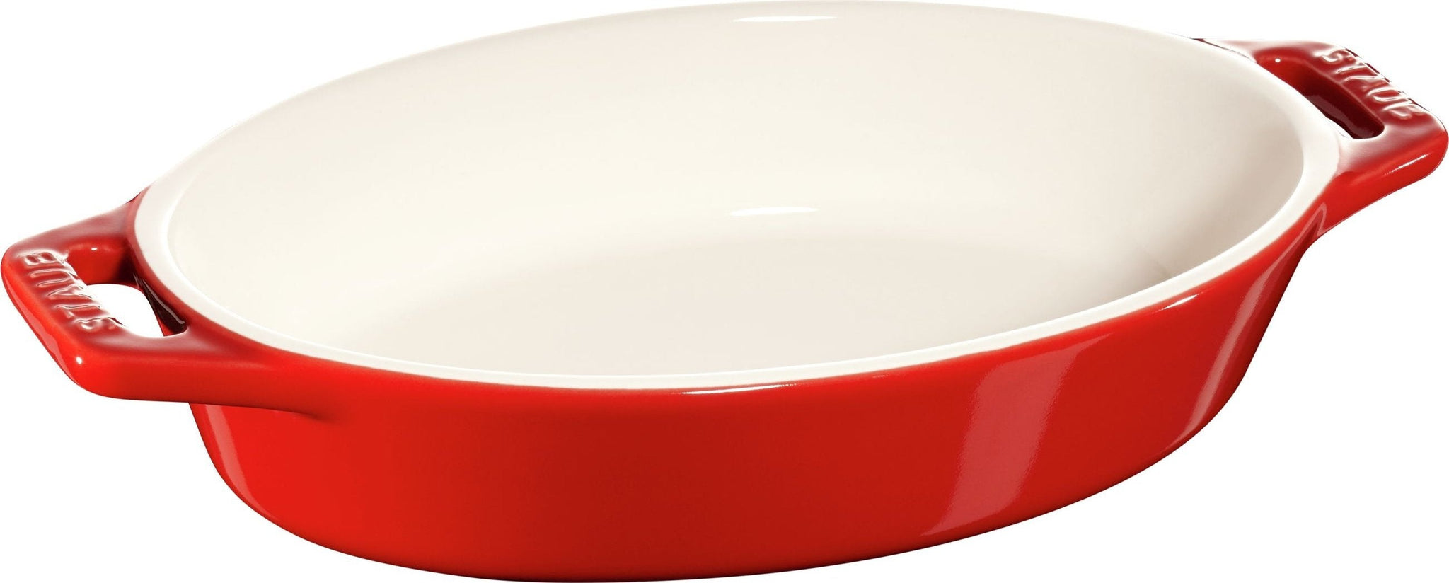 Staub - 8" x 11.5" Ceramic Oval Baking Dish Red - 40510-806