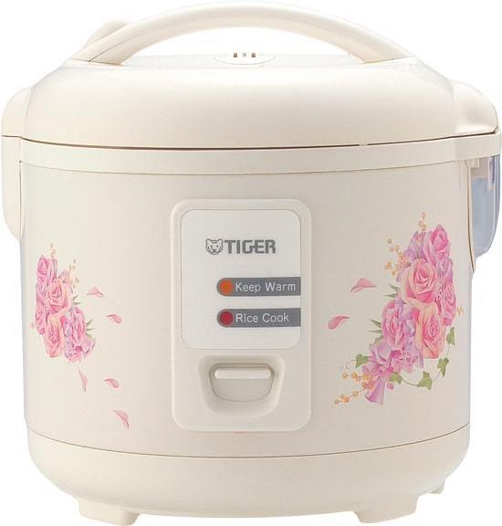 Tiger 5.5 Cup White Electric Rice Cooker/Warmer (500 Wattage) JAZ