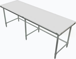 Poly Top Work Tables with Open Base