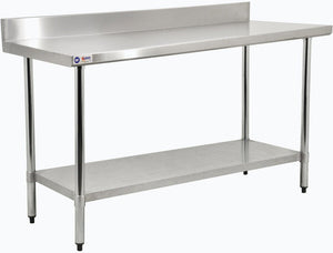 Stainless Steel Work tables with Undershelf