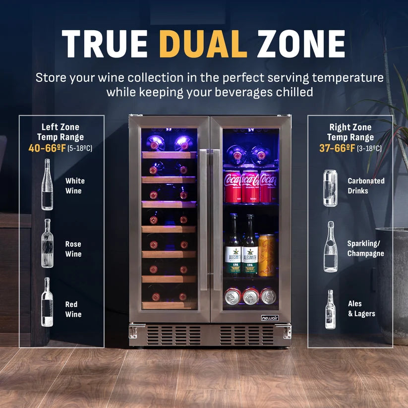 New Air - 24" Refrigerated Wine Cooler - NWR-24-75H