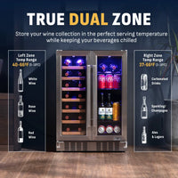 New Air - 24" Refrigerated Wine Cooler - NWR-24-75H