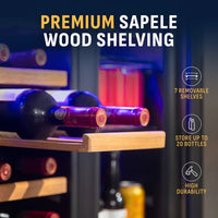New Air - 24" Refrigerated Wine Cooler - NWR-24-75H