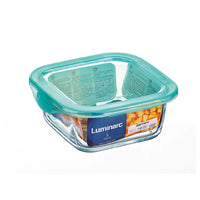 Arc Cardinal - 41-1/4 Oz. Square Stackable Glass Container, Pack of 6 - P5520
