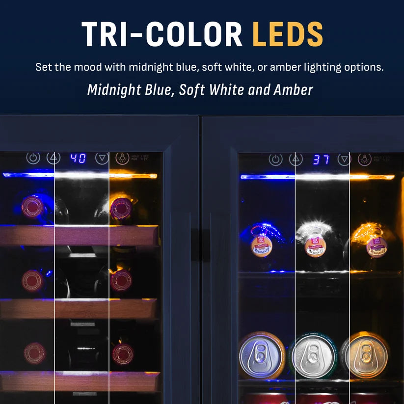 New Air - 24" Refrigerated Wine Cooler - NWR-24-75H