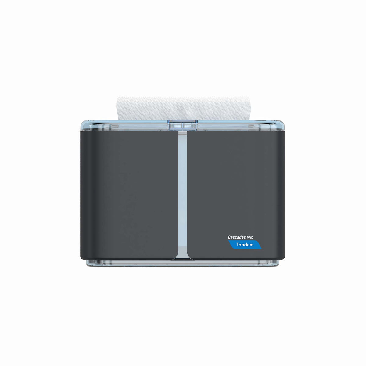 Cascades PRO - Tandem Multifold Hand Towel Countertop Dispenser, Dark Gray - Cascades Pro - C360
