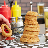 G.E.T. Enterprises - Stainless Steel 8" Onion Ring Tower - Pack of 12 - 4-81873