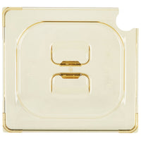 Vollrath - Sixth-Size Super Pan® Slotted Cover in Amber - 34600