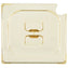 Vollrath - Sixth-Size Super Pan® Slotted Cover in Amber - 34600