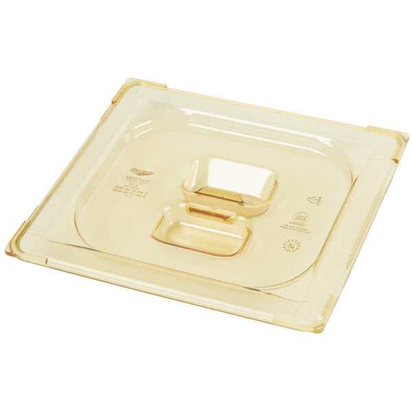 Vollrath - Sixth-Size Super Pan® Slotted Cover in Amber - 34600