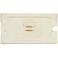 Vollrath - Third-Size Super Pan® Slotted Cover in Amber - 34300