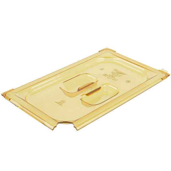 Vollrath - Fourth-Size Super Pan® Slotted Cover in Amber - 34400