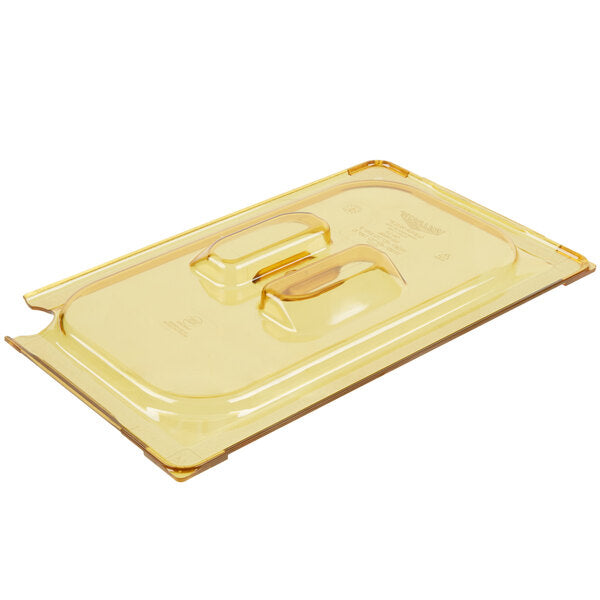 Vollrath - Fourth-Size Super Pan® Slotted Cover in Amber - 34400