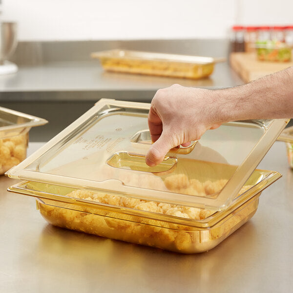 Vollrath - Half-Size Super Pan® Solid Cover in Amber - 33200