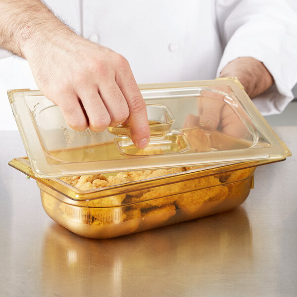 Vollrath - Fourth-Size Super Pan® Solid Cover in Amber - 33400