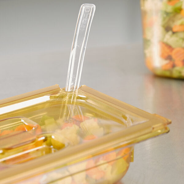 Vollrath - Fourth-Size Super Pan® Slotted Cover in Amber - 34400