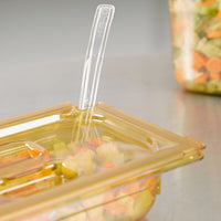Vollrath - Fourth-Size Super Pan® Slotted Cover in Amber - 34400