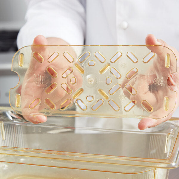 Vollrath - Third-Size Super Pan® False Bottom in Amber - 23300
