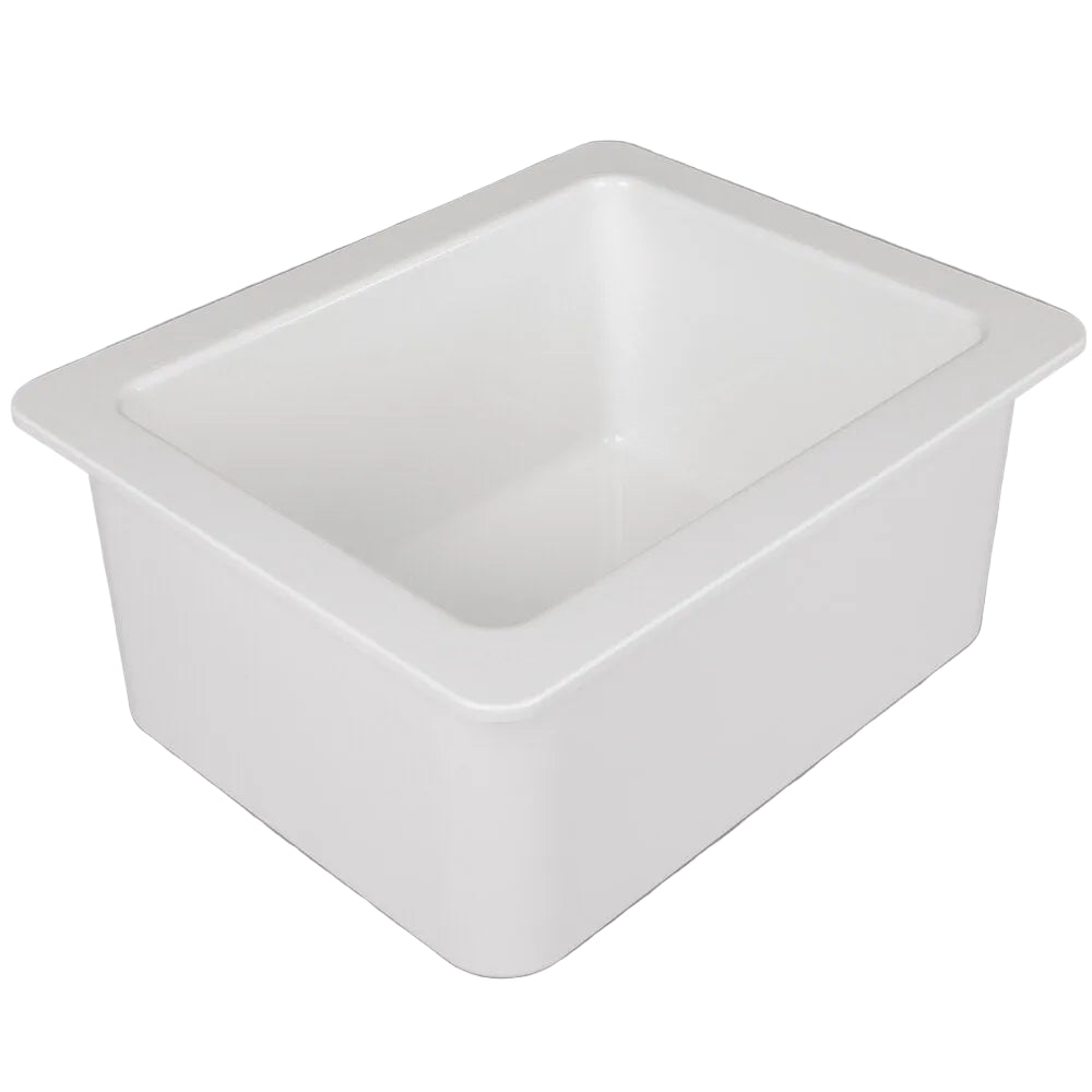 Cambro - Coldfest 1/2 Size 6" Deep White Abs Plastic Food Pan - 26CF148