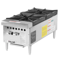 Vulcan - 12" Gas Countertop Hotplate with 2 Burners - VCRH12
