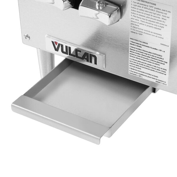 Vulcan - 12" Gas Countertop Hotplate with 2 Burners - VCRH12