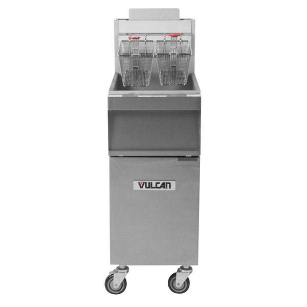 Vulcan - 35-40 lb Capacity Gas Floor Fryer 90,000 BTU - 1GR35M