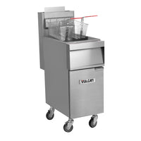 Vulcan - 35-40 lb Capacity Gas Floor Fryer 90,000 BTU - 1GR35M