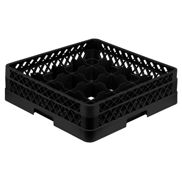 Vollrath - Rack, 16-Compartment Ext Glass Black - TR8A-06
