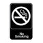 Vollrath - Symbol Sign - No Smoking Black with White - 5613