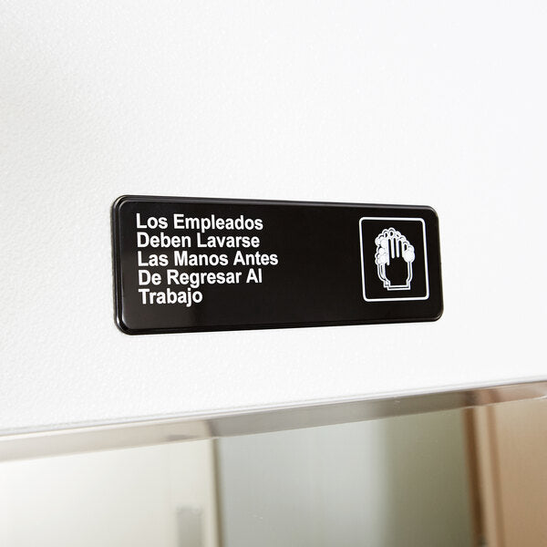 Vollrath - Los Empleados Deben Lavarse Las Manos Antes De Regresar Al Trabajo (Employees Must Wash Hands Before Returning to Work) - 4531