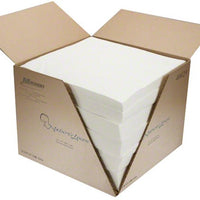 16" x 16" White Airlaid Flat Napkin, 1000/cs - 31616/FN