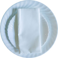 16" x 16" White Airlaid Flat Napkin, 1000/cs - 31616/FN