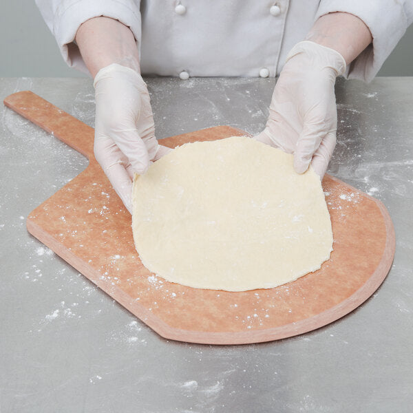 American Metalcraft - 12" x 14" Natural Pressed Pizza Peel with 9" Handle - MP1222
