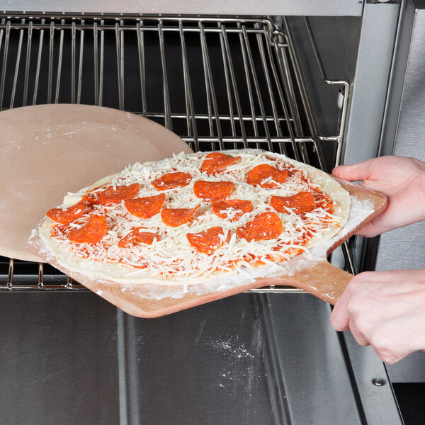 American Metalcraft - 12" x 14" Natural Pressed Pizza Peel with 9" Handle - MP1222