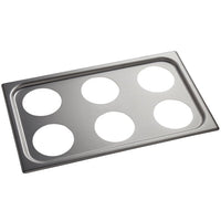 Vollrath - Adaptor Plate with Six 4 ¼" Round Cutouts - 19195