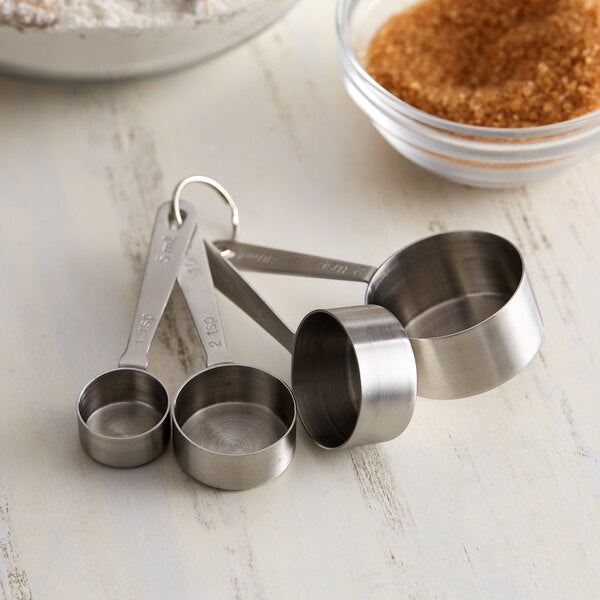 Vollrath - 4-Piece Stainless Steel Straight-Side Measuring Spoon Set - 46589