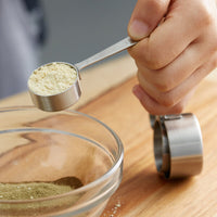 Vollrath - 4-Piece Stainless Steel Straight-Side Measuring Spoon Set - 46589