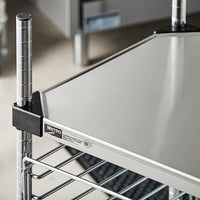 Metro - 18" X 36" 18 Gauge Flat Stainless Steel Solid Shelf - 1836FS