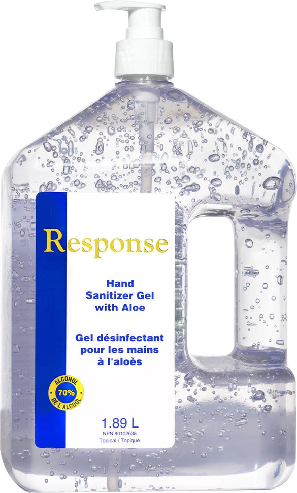 1st Response - 1.8 L Aloe Liquid Hand Sanitizer with Pump, 4Jug/Cs - 88-07