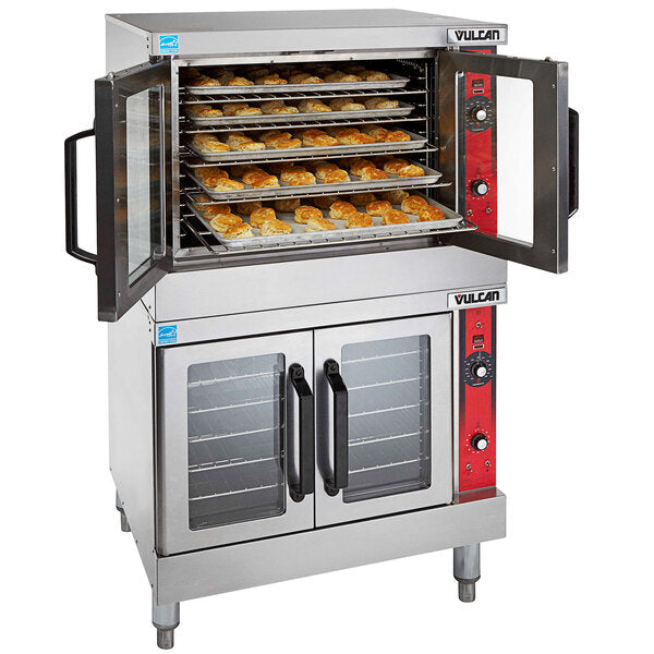 Vulcan - Double Deck Full Size Electric Convection Oven with Computer Controls, 208V/ 3Ph - VC44EC