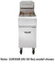 Vulcan - 65-70 lb Capacity Gas Floor Fryer 150,000 BTU - 1GR65M