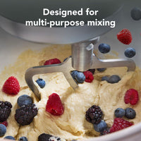 KitchenAid - Stainless Steel Flat Beater for 4.5 and 5 Quart Tilt-Head Stand Mixers - KSMTHFBSS